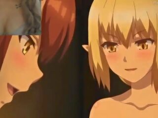 Tres chicas se comen el น้ำอสุจิ de un joven pajero - เฮนไท isekai harem parte 1 melinamx