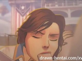 Bioshock infinite hentai - bangun sehingga seks klip filem daripada elizabeth