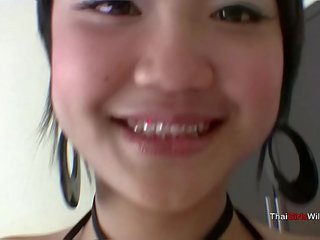 Baby faced Thai teen is easy pussy for the experienced dirty film tourist